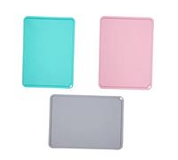 ERINGOGO Heat Resistant Silicone Placemat for Dining Table Non Slip Eating Pad in Pink Protects Surfaces From Scratches and Burns Portable and Easy to Clean for Home Kitchen Use