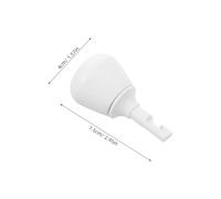 ERINGOGO Heavy Duty Cane Rubber Tip with Hooked Design Non-Slip Walking Stick End Cap Replacement for Blind Cane and Crutches Wear-Resistant Pad for Sturdy Mobility Support