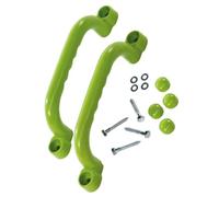 ERINGOGO Heavy Duty Climbing Handles with Molded Finger Grips Solid Safety Playhouse Hand Grips for Boys and Plastic Playset Accessory for Indoor and Outdoor Use Random Color Random Color