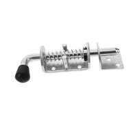 ERINGOGO Heavy Duty Galvanized Iron Spring Loaded Latch Bolt for Trailer Gate Cabinet Door Industrial Gate Latch Pin with Firm Spring Secure Warehouse Basement Kitchen Access