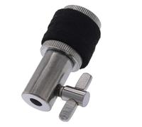ERINGOGO Hi Hat Clutch Drum Kit Accessory Silver Alloy Jazz Stand Post with Spring and Ball Bearing Quick Setup Replacement Part for Hi Hat Cymbals Durable Musical Instrument Component