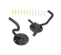 ERINGOGO Horizontal Guitar Wall Mount Hanger Durable Metal Wall Bracket for Acoustic Electric Bass Guitars and Ukuleles Space Saving Stable Holder Easy to Install Display Rack for String