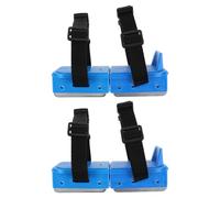 ERINGOGO Ice Skating Shoes Adjustable Double Runner Blue Skate Trainer with Fastener Straps for Winter Beginner Youth Ice Skates