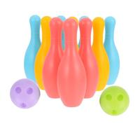ERINGOGO Indoor Outdoor Bowling for Smooth Surface Bowling Game Educational Sports Boys and Family Party Activity Random Color Random Color