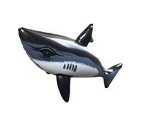 ERINGOGO Inflatable Shark Pool Float PVC Cartoon Sea Animal for Birthday Party Beach Fun and Outdoor Decoration Safe and Skin Friendly Inflatable Shark