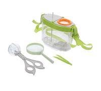 ERINGOGO Insect Observation Kit with Magnifying Glass and Feeding Mat Portable Outdoor Bug Catcher Box for Boys and Educational Nature Exploration for Collecting and Observing Insects