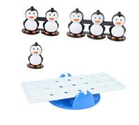 ERINGOGO Interactive Balance Penguins Seesaw for Plastic Lever Learning Game with Puzzle Challenges Early Development Activity for Brain Exercise and Creativity Building