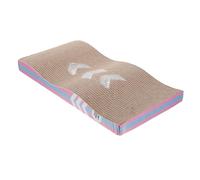 ERINGOGO Interactive Cat Scratching Board with Corrugated Wave Track, Multi-Function Cat Claw Grinding Scratcher for Indoor Play and Exercise