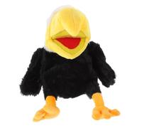 ERINGOGO Interactive Owl Hand Puppet Plush Bird with Movable Mouth Soft Animal Role Play for Adults Early Education Storytelling Birthday Gift