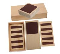 ERINGOGO Interactive Wooden Sensory for Educational Tactile Board Enhances Hand-Eye Coordination Creativity and Fine Motor Skills Early Learning Montessori Texture Plaything for Boys