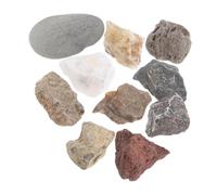 ERINGOGO Introductory Rock and Mineral Collection Kit with Detailed Descriptions and Sturdy Storage Box for Classroom Science Teaching and Geological Learning