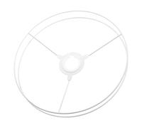 ERINGOGO Iron Wire Lampshade Frame Ring 40cm Diameter 1 Set E27 Lamp Socket for DIY Lamp Shades Table Lamps and Desk Lights