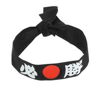 ERINGOGO Japanese Style Cotton Karate Headband for Men Authentic Samurai Hachimaki Tie-up Band for Training Sports Cosplay Ninja Costume Multipurpose Party Accessory