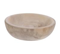 ERINGOGO Jewelry Display Tray Round Organizer for Bracelets Earrings Necklaces Smooth Surface Protection Jewelry Plate for Dresser Storage Tong Wood Trinket Dish