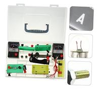 ERINGOGO Junior High School Electrical Experiment Kit Physical Science Equipment for Basic Circuit Learning Educational Physics Experiment Tools for Students Stem Science Lab Random Color