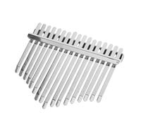ERINGOGO Kalimba Thumb Piano Keys 17 Notes Manganese Steel Stamped Scale DIY Replacement Parts for Mbira Finger Piano for Beginners and Music Enthusiasts