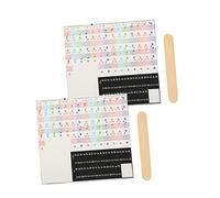 ERINGOGO Key Colorful Piano Stickers Removable Adhesive Keyboard Decals for Beginners Easy to Read Piano Labels Transparent Design for Quick Practice and Mastery