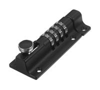 ERINGOGO Keyless Combination Door Bolt Lock Black Sliding Security Latch for Home Doors Gate Closets Portable Anti-Theft Slide Lock Code Access Random Color