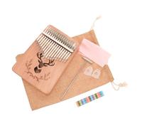 ERINGOGO Keys Thumb Piano Kalimba Hand Piano with Arc Design for Beginners and Adults Portable Lightweight Finger Musical Instrument Gift
