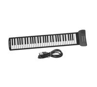 ERINGOGO Keys up Piano Portable Electronic Music Keyboard for Teaching Entertainment Tones Rhythms Silicone Easy to Store Carry for All Ages