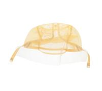 ERINGOGO Lace T-shape Wig Cap with Elastic Stretchy Nylon Mesh Invisible Stocking Wig Cap for Women Making Accessory Beige