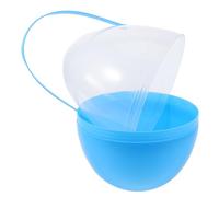 ERINGOGO Large 10"/25cm Easter Egg, Jumbo Plastic Eggs Fillable for Easter Themed Hunt Basket Stuffer, Fillable Big Basket Containers Decoration