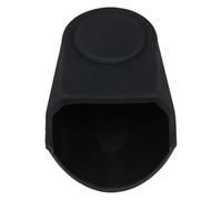 ERINGOGO Large 57mm Saxophone Mouthpiece Protector Cap, Black Silicone Sax Accessory Sleeve for Alto and Tenor Sax, Instrument Protection for Wind Players
