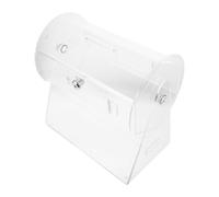 ERINGOGO Large Acrylic Raffle Drum Ticket Spinner Cage for Lottery and Bingo Professional Transparent Prize Draw Box with Smooth Spinning Mechanism for Events and Crowd Engagement