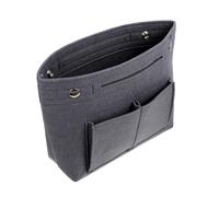 ERINGOGO Large Capacity Multipurpose Makeup Bag Felt Cosmetic Organizer Dustproof Storage Pouch for Travel Indoor Use Women