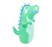 ERINGOGO Large Inflatable Dinosaur Tumbler for PVC Punching Bag for Stress Relief and Coordination Fun Indoor Outdoor Play for Boys and Green Design