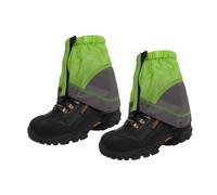 ERINGOGO Lightweight Outdoor Ankle Gaiters Low Cut with Elastic Band for Hiking Walking Backpacking Hunting Climbing Windproof Nylon Shoe Covers in Green Grey Easy to Clean and Compact