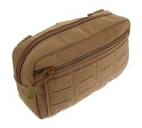ERINGOGO Lightweight Outdoor Waist Bag for Hiking and Camping Multi Compartment Fanny Pack with Smooth Zipper Versatile Medicine Storage Pouch in Mud Color Durable Utility Belt Pouch for