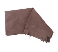 ERINGOGO Linen Storage Bag Housekeeping Trolley Bag Janitorial Cart Supplies Cleaning Cart Pouch Wheelie Bin Liners Cleaning Trolley Supplies Hanging Laundry Hamper Brown Oxford Cloth