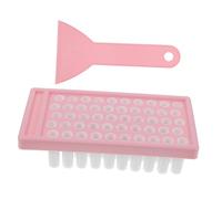 ERINGOGO Lip Balm Making Kit Tubes with Filling Tray and Spatula Heat Resistant PP Material Fit for DIY Lipstick Production and Mass Filling Efficiency