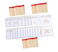 ERINGOGO Logic Jigsaw Children Wooden Puzzle Toy Educational Desktop Toy Cognitive Puzzle for Kids Early Learning and Thinking Training