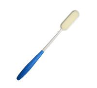 ERINGOGO Long Handled Shower Back Brush with Durable Arc Handle for Easy Scrubbing and Stress Relief Extended Body Scrubber for Men and Women Blue Bath Massaging Tool for Hard to Reach