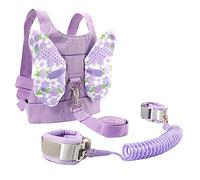 ERINGOGO Lost Belt Boy Girl Harness Leash Walking Strap Rotation Wrist Link for Boys and Girls Purple for Shopping Parks and Daily Outings