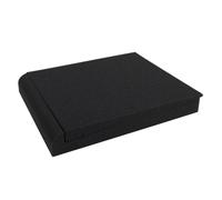 ERINGOGO Loudspeaker Isolation Sponge Pad for Enhanced Sound Absorption High-density Cushion for Studio Monitors and Speakers Black Shockproof Base for Vibrations and Stability