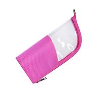 ERINGOGO Makeup Brush Storage Bag Translucent Cosmetic Holder for Woman Travel Compartments Portable for Daily Use