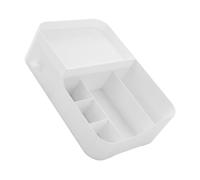 ERINGOGO Makeup Organizer Drawer with Spacious Tabletop Storage Box for Cosmetics and Skincare Multi-functional Vanity Organizer for Lipstick Foundation Jewelry Compact White Cosmetic