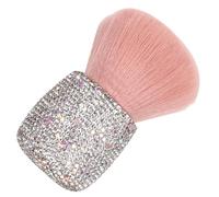 ERINGOGO Makeup Plastic Brush Soft Pink Mushroom Head Bristles with Fluffy Retractable and Handle for Touchups, Multi-purpose Travel and On-the-go Face Brush for Powder and Foundation