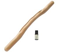 ERINGOGO Manual Back Massager Body Massager Wooden Massage Tool Muscle Scraping Stick for Adults Random Style