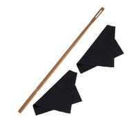 ERINGOGO Maple Flute Cleaning Rod and Soft Cloth Scratch Musical Instrument Care Kit for Flute and Clarinet Cleaning Tool for Polished Interior Maintenance