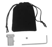 ERINGOGO Meditation Tuning Fork Feet Parts Stainless Steel Crystal Tuning Fork Holder with Optimal Sound Transmission Silver Accessory for Stress Relief and Healing