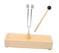 ERINGOGO Meditation Tuning Fork Set with Aluminum Alloy Fork and Wooden Voice Box, Portable Design for Stress Reduction and Deeper Meditation Experiences, Includes Hammer for Healing Sound