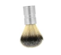 ERINGOGO Men's Mustache Brush with Alloy Handle Nylon Bristles Portable Beard Grooming Tool for All Beard Types Convenient Grip for Clean and Rich Lather Shaving Experience