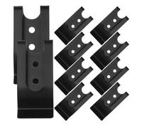 ERINGOGO Metal Belt Clips 10pcs Belt Clips for Webbing Straps for Bags and Pocket Pouch 57x26mm Strong Grip Single Hole Design