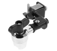 ERINGOGO Metal Cowbell Holder Clamp for Drum Drum Accessory Firm Grip and Compatibility for Percussion Instruments Easy to Install Cymbal Stand Mount