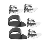 ERINGOGO Metal Finger Picks Set for Guitar Banjo Adjustable Plastic Thumb Picks for Acoustic Electric Guitar Comfortable Fit for Fingerstyle Playing and Sound Enhancement