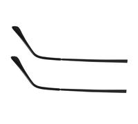ERINGOGO Metal Glasses Arm Replacement Flat Tooth Eyeglass Temple for Broken Frames Comfortable Eyeglasses Parts for Men and Women Easy to Install Black